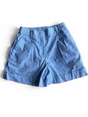 J. Crew Light Blue Pinstripe Bermuda Shorts